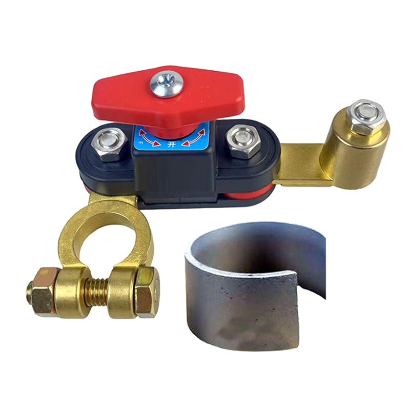 12V-24V Car Battery Disconnect Switch Bidirectional Joint Can Rotate Disconnect Switch Anti-Power Off Leakage Circuit Breaker