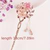 1PC Vintage Ethnic Style Hairpin Elegant Flower Shaped Hairpin Exquisite Pendants Hairpin