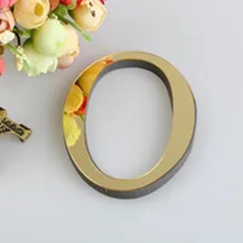 10CM 26 English Letters Wall Sticker 3D Mirror Acrylic Gold Wall Sticker Decals Self-Adhesive Home Party Decor Wall Art Mural