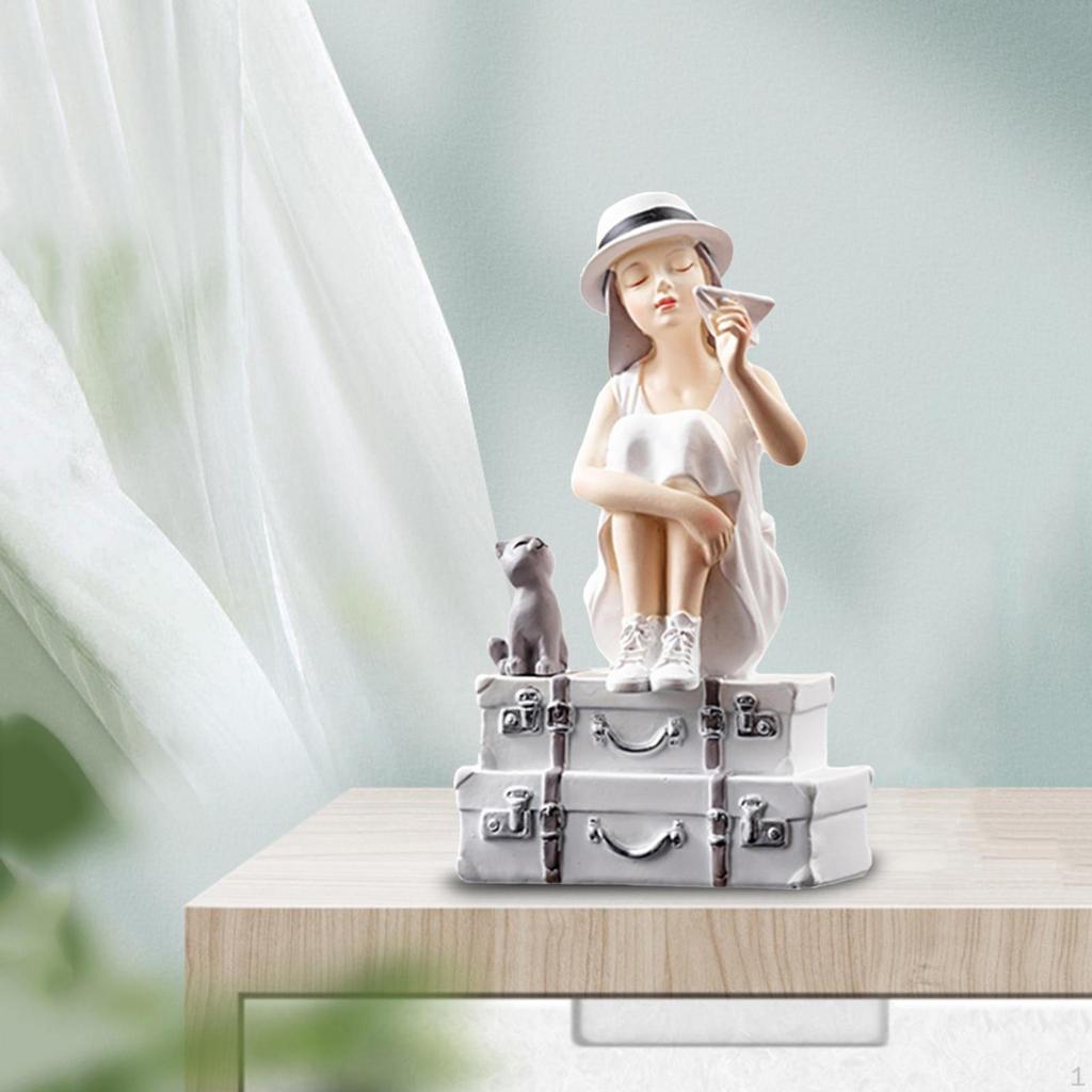 Figurine Decortive Sculpture for rrngement Deskp Decor