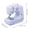 12 Needle Portable Sewing Machine Mini Electric Household Manual Repair Sewing Pressing Foot Pedal Beginner
