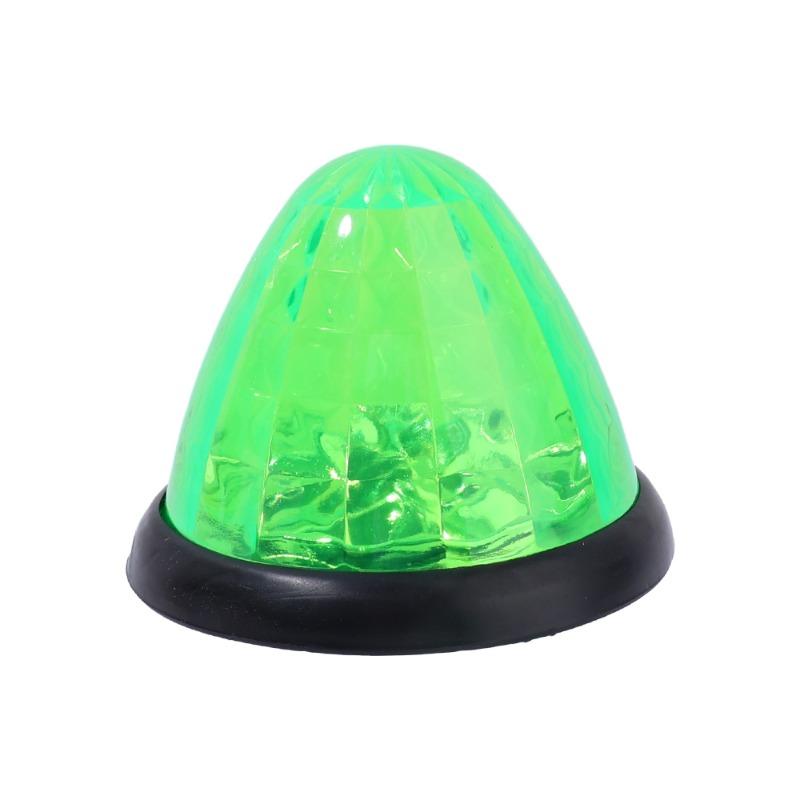 

Конический предупреждающий фонарь для грузовика 24 В, светодиодные боковые габаритные огни, автомобильные аварийные мигающие фонари, габаритные сигнальные лампы зелёный