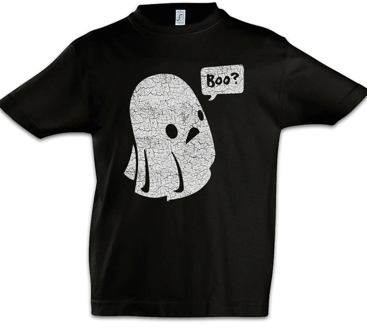 Boo I Kids Boys kids boys T-Shirt Fun Ghost Spirit Nerd Geek Halloween Ghost Ghost 150