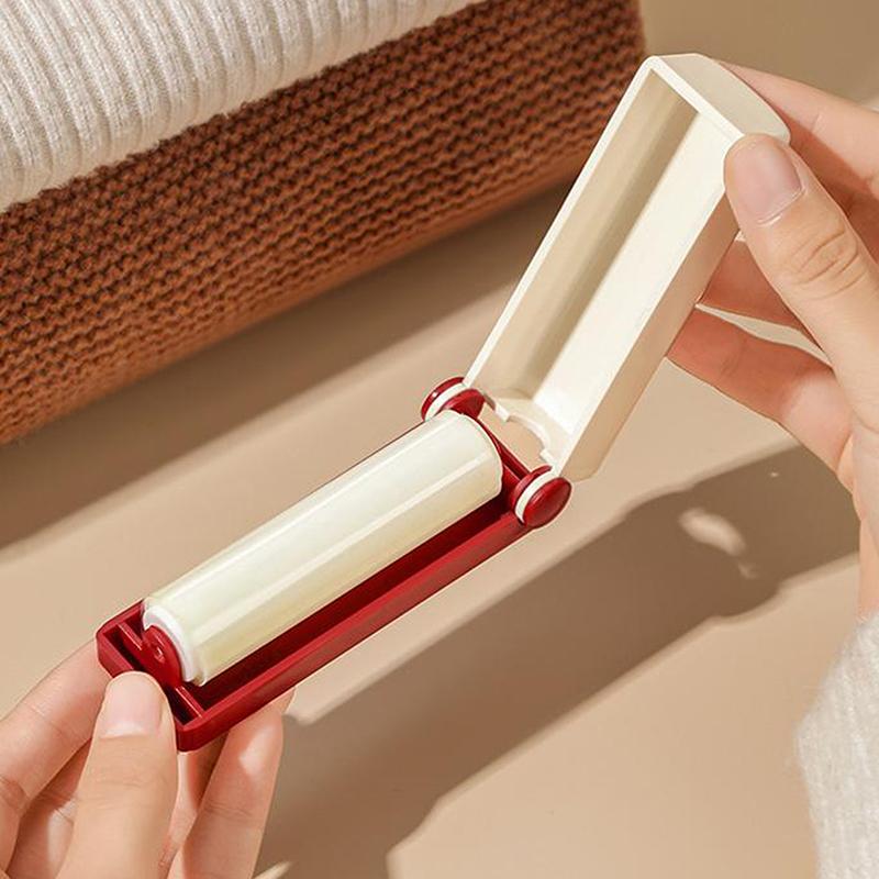 Time-Saver Foldable Reusable Washable Lint Roller Strong Adhesive Hair Sticking Machine For Clothes Pets Furniture Cleaning