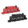 2Pcs 4 Terminal Power Distribution Block M8 Screw Bus Bar 250A  Automobile