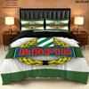 Sk Rapid Wien Pattern Bedding Uilt Set Uilt Cover Pillowcase Home Decoration Birthday Gift (1 * Duvet Cover + 2 * Pillowcase Without Core)