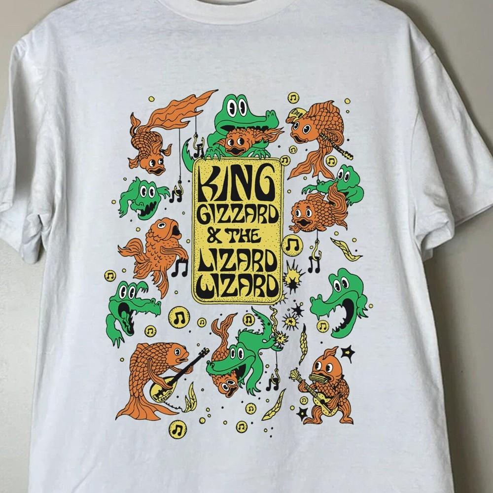 KGLW Fishie Hooks Vintage tričko, King Gizzard And The Lizard Wizard PetroDrago Unisex tričko