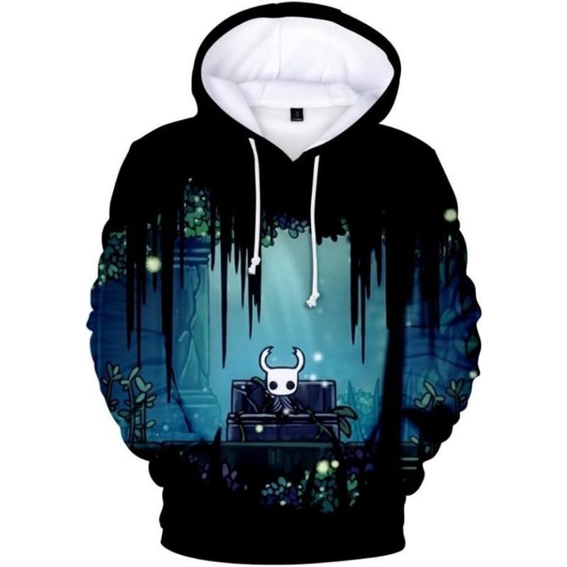 Hollow Knight Hoodies 2025 Vintage Merch Hoodie Men and Women Hip-hop Sports Pullover Sweatshirt