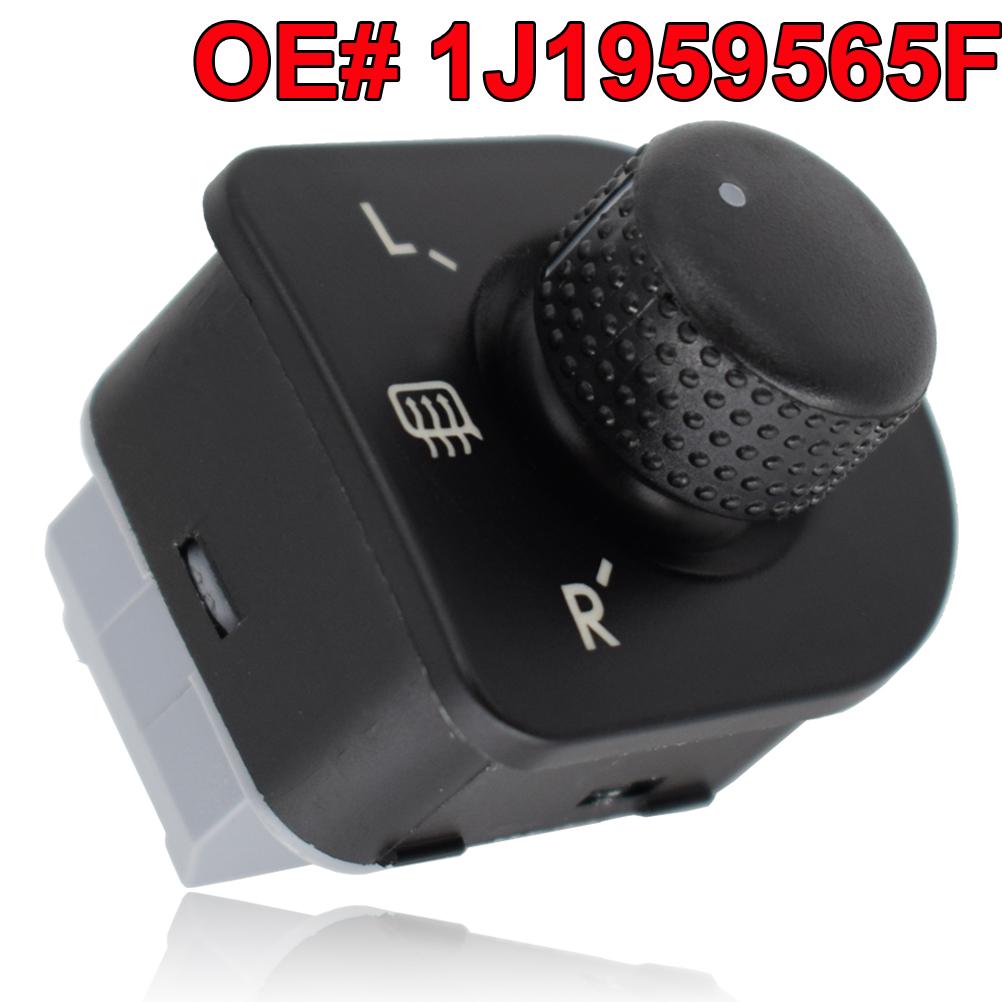 Rear View Mirror Switch Control Knob Compatible For VW T5 Golf MK4 1J1 1J5 Bora New Beetle 9C1 1C1 1Y7 Passat 3B2 3B3 3B5 3B6 OE#1J1959565F