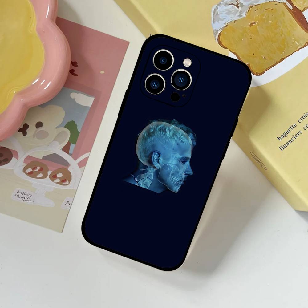 PLK French Rapper Mathieu Phone Case Black Phone Case That Fits For IPhone 17,16,15,11,13,14 Pro Max,Plus,X,Xr,Xs Max,13Mini