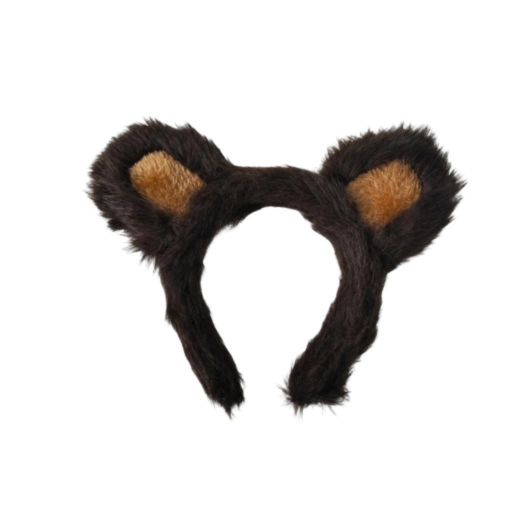 Brown Bear Ears Headband for Costume Party Accessory