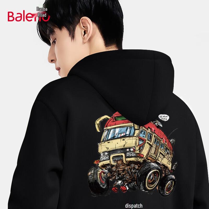 

Baleno Men s Heavyweight Cotton Hooded Sweatshirt M