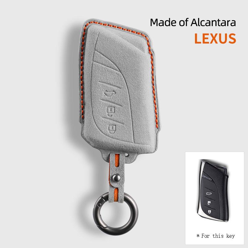 suede Key Case For For Lexus ES200 300H RX UX260 Keychain Male And Female Car Refitting auto Accessories