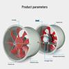High-temp resistant axial fan: oil & moisture-proof, high-efficiency, large airflow, low noise, energy-saving, all-copper motor.