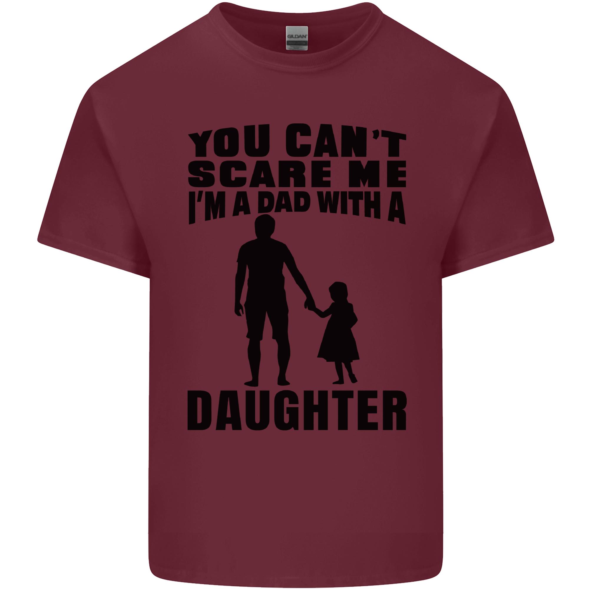 Dad With a Daughter Funny Fathers Day Unisexs Light Cotton TShirt S