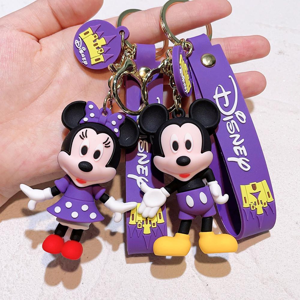 Adorable Minnie Resin Keychain For Cars Bags Cute Gift Accessory