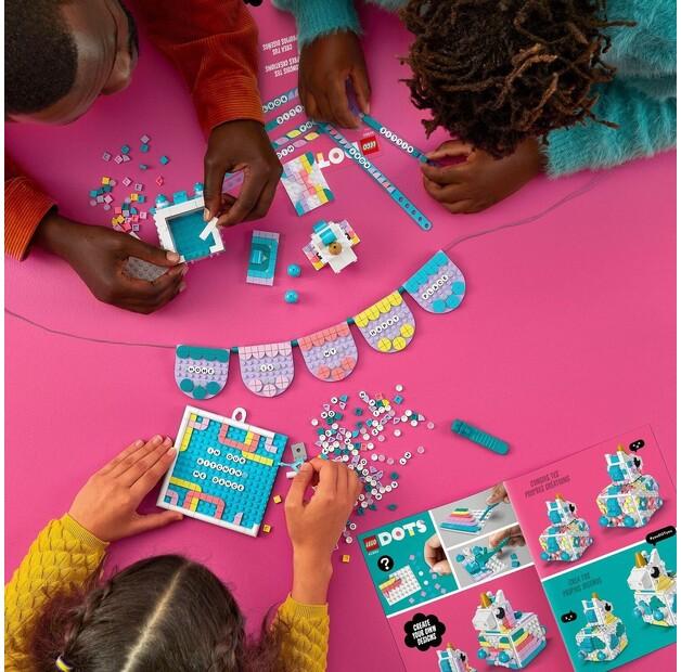 LEGO DOTS 41962 Creative Family Set with Unicorns