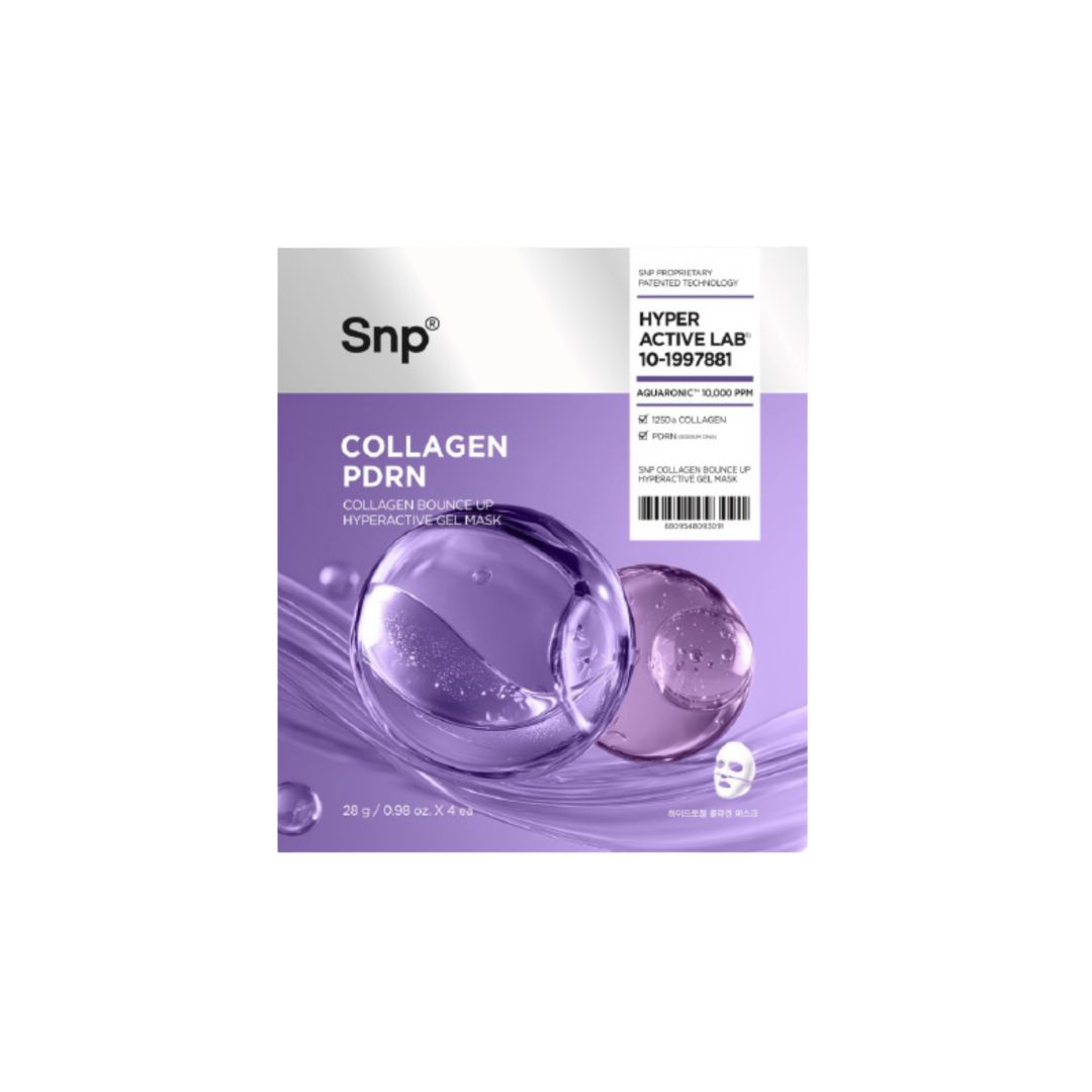 SNP Collagen Bounce Up Hyper Active Gel Mask 4 sheets