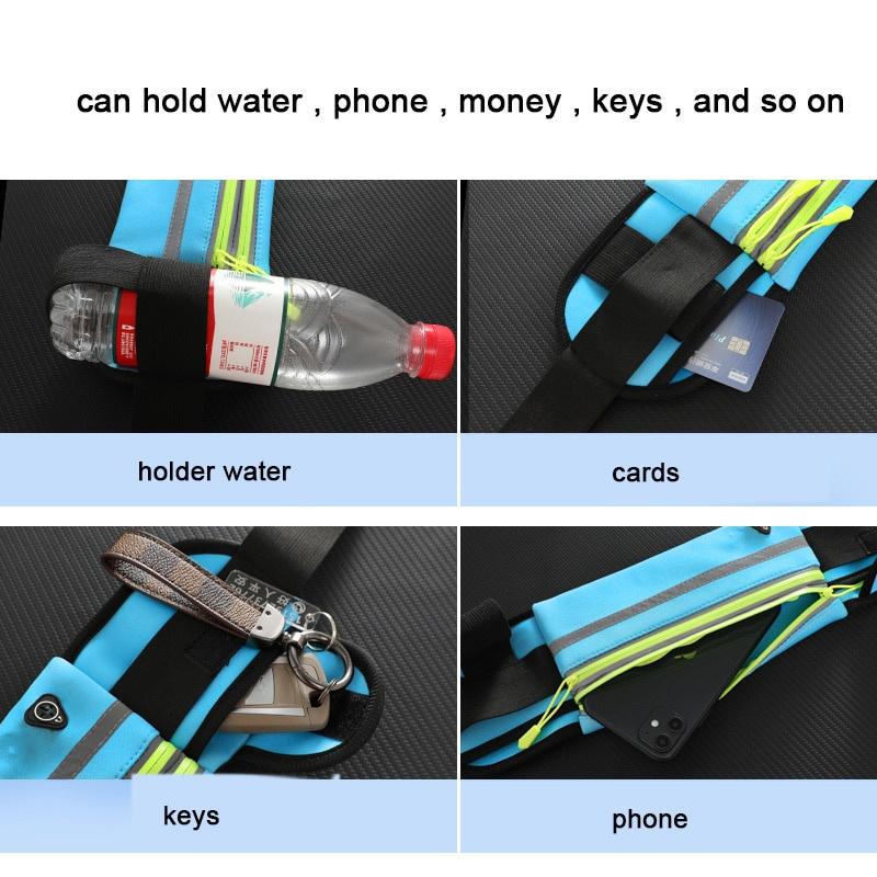 Waist Pack Men Women Fashion Pack Belt Money For Running Jogging Cycling Phones Sport Running Waterproof Belt Waist Bags