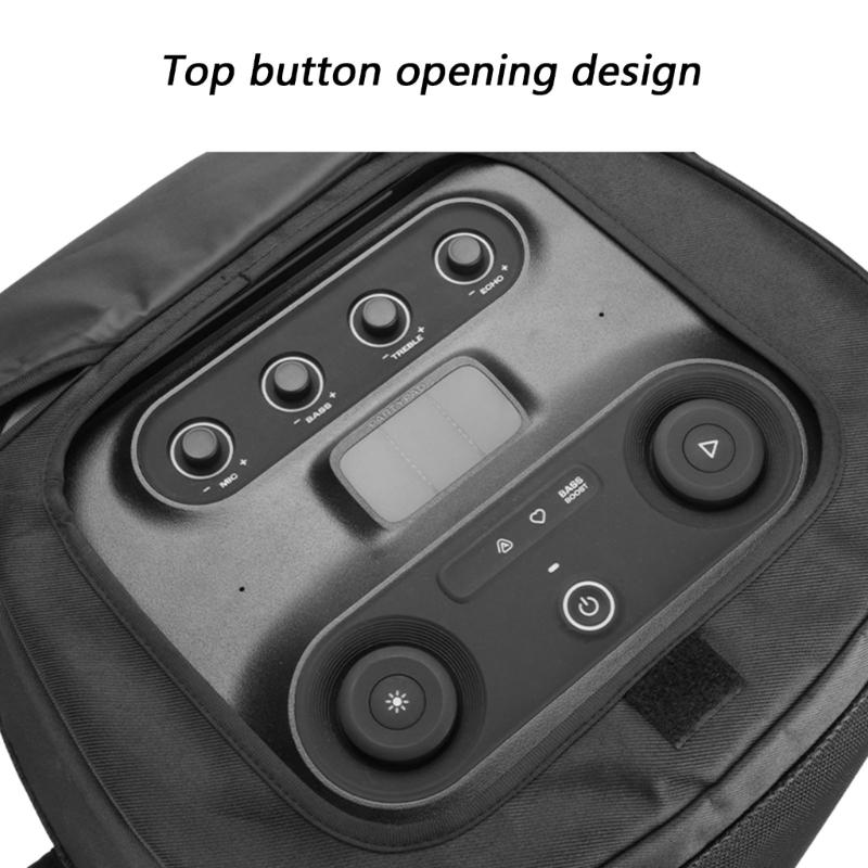 Nylon Case Proetctor Sleeve For Dedicated Speaker Precise Cutout And Sound Clear Mesh Front Panel Black