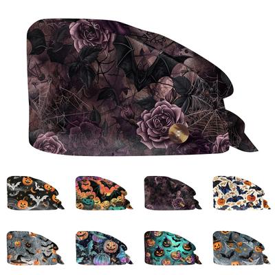 Mode Halloween Print Arbeitsmütze Lässige Waschmütze Taschenmütze