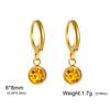 Birthstone Earrings Hoop Earrings Girl Women Stainless Steel Jewelry Family Friend Birthday Valentine's Day Gifts 2025 Trend