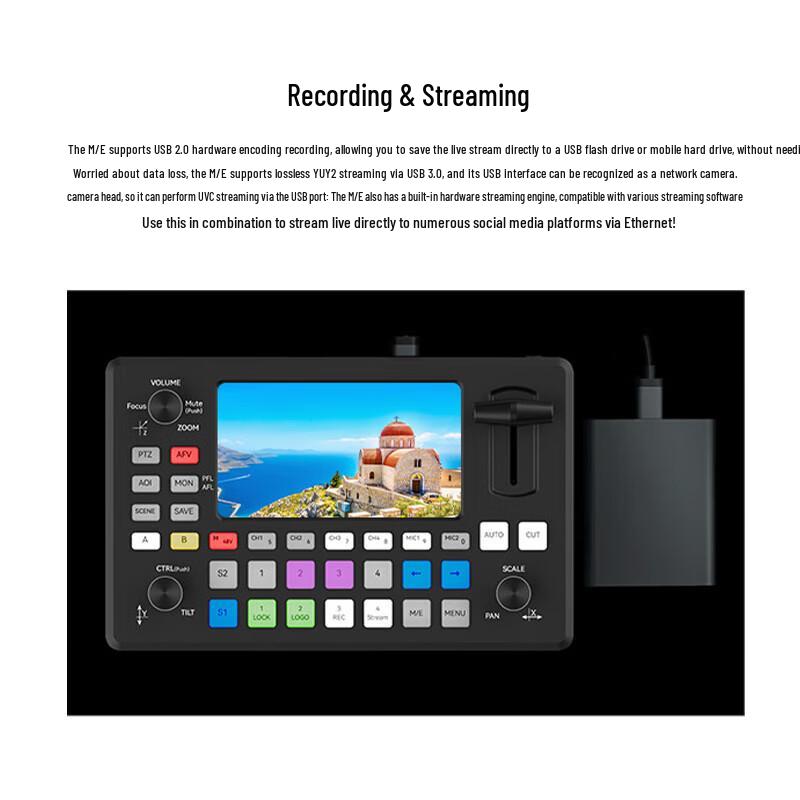 Jiashiying R2PROMAX Live Production Video Switcher