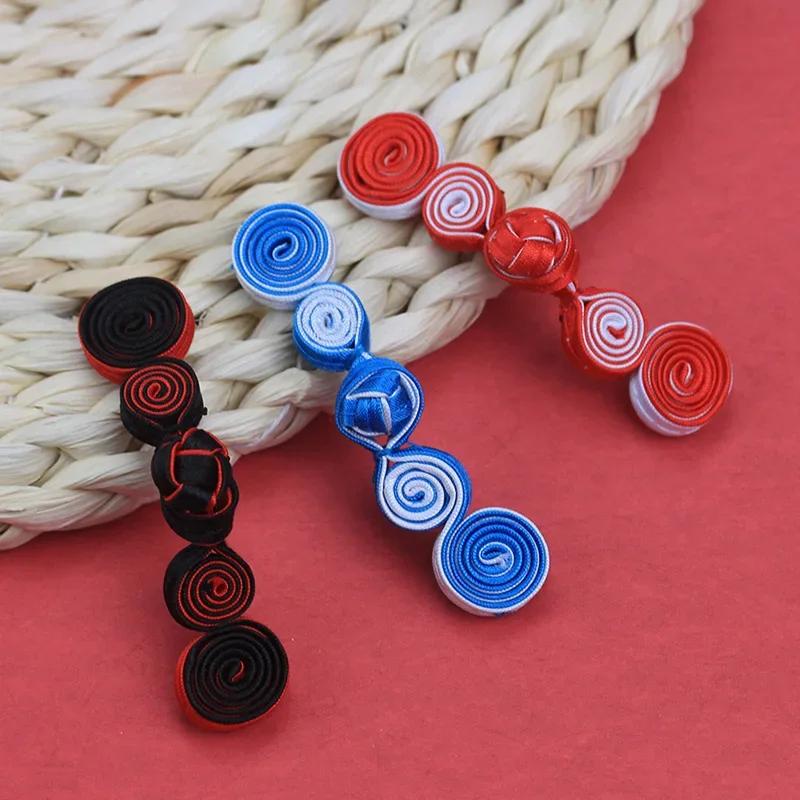 10 Pairs Chinese Button Tang Suit Handmade Cheongsam Buttons Knot Fastener Closures Sewing Supplies