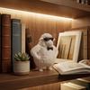 Niedliche Coole Schaffigur 3D-gedrucktes Lamm mit Sonnenbrille und Fliege Neuheit Tier-Skulptur für Heim-Büro-Schreibtisch-Dekoration