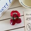 Sweet Fruit Gripper Korean Style Geometry Shark Clip Hair Accessories Cherry Hair Claw  Headdress
