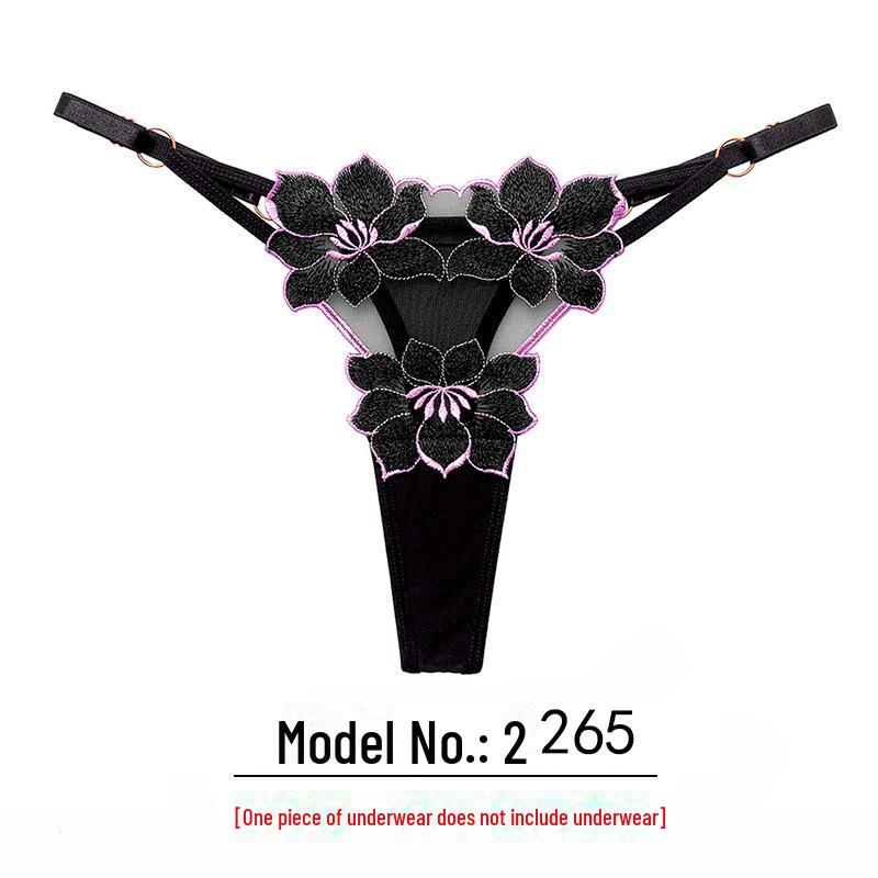 Large Sexy Lingerie Set: Tempting Thong with Pearl Massage & Open Crotch