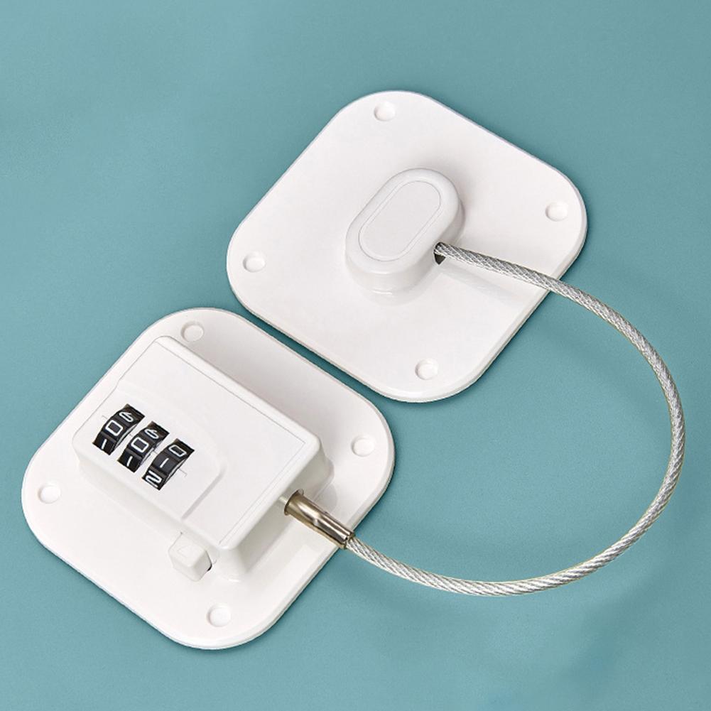 

Child Safety Lock Refrigerator Door Lock Cabinet Lock Punch-free Child Password Lock Self-Adhesive Safety Lock белый