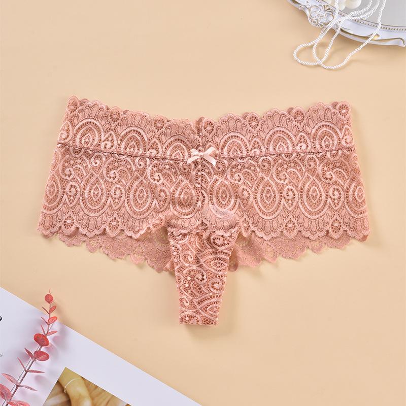 CFSC Women's Large Size Underwear Solid Color Print Lace Underwear