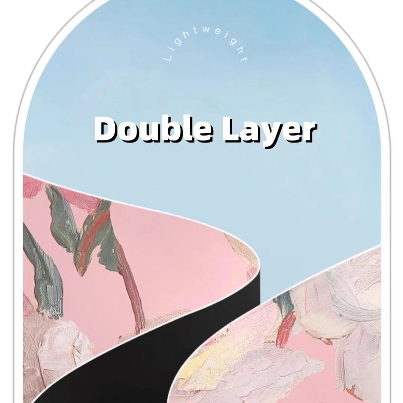 UPF50+ Folding Umbrella Double Layer Sun Rain Umbrella With Storage Bag UV Protection Vinyl coating Parasol Sun Shade Umbrella