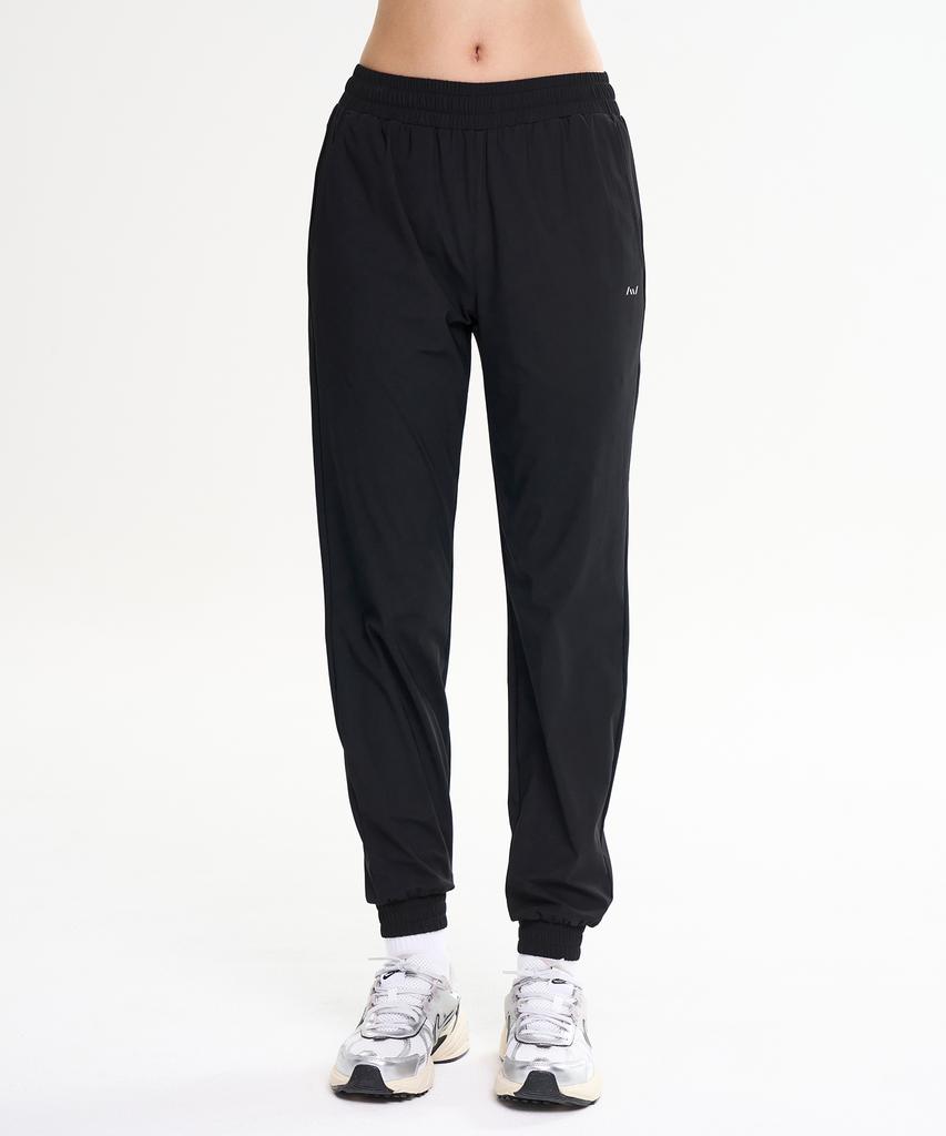 Leijibi [Summer] Airlight Stretch Running Sports Pants Workout Jogger Pants W Black