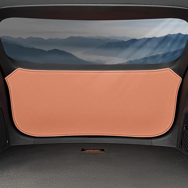 For BYD Sealion 7 Sea Lion 07 EV 2024 2025 Rear Trunk Door Leather  Protective Sticker Anti-dirty Protection Mat Accessories