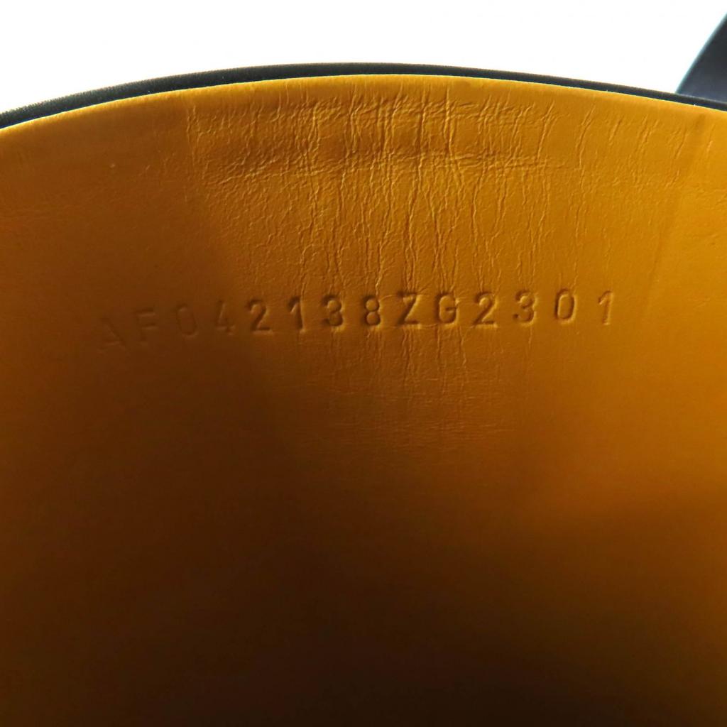 Pristine HERMES Knee-high boots jumping boots black leather Women 37 Used