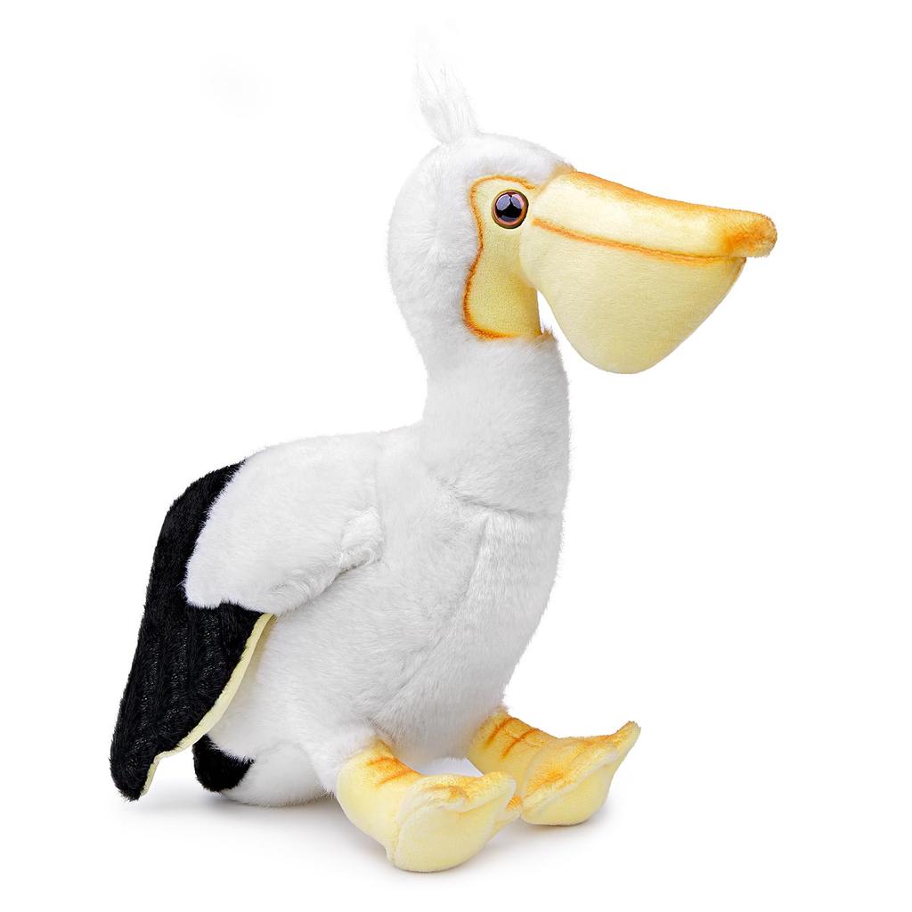 35cm Standing Pelican Plush Toy, Soft Bird-Shaped Human-Shaped Decoration, Birthday Gift