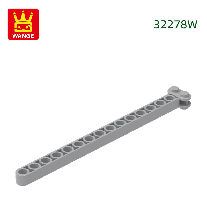 Non-Toxic 140Pcs/Lot 32278W 1X15 Holes Building Block Moc Technical Accessories Compatible With Brick Children Toys Assembly Gift Box