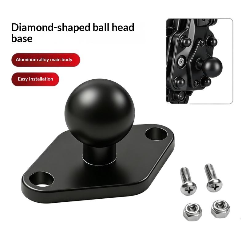 1 Set Compatible 25Mm Double Ball Socket Arm 1 Inch Ball Mount With Magnetic Suction Cup Base Support Ram Mount For Phone Gps