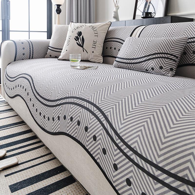 

Ice Silk Sofa Cushion Summer New Mat Seat Cushion Non-Slip Leather Sofa Cover Seat Cushion Cold Cover Cloth Towel 70*70cm