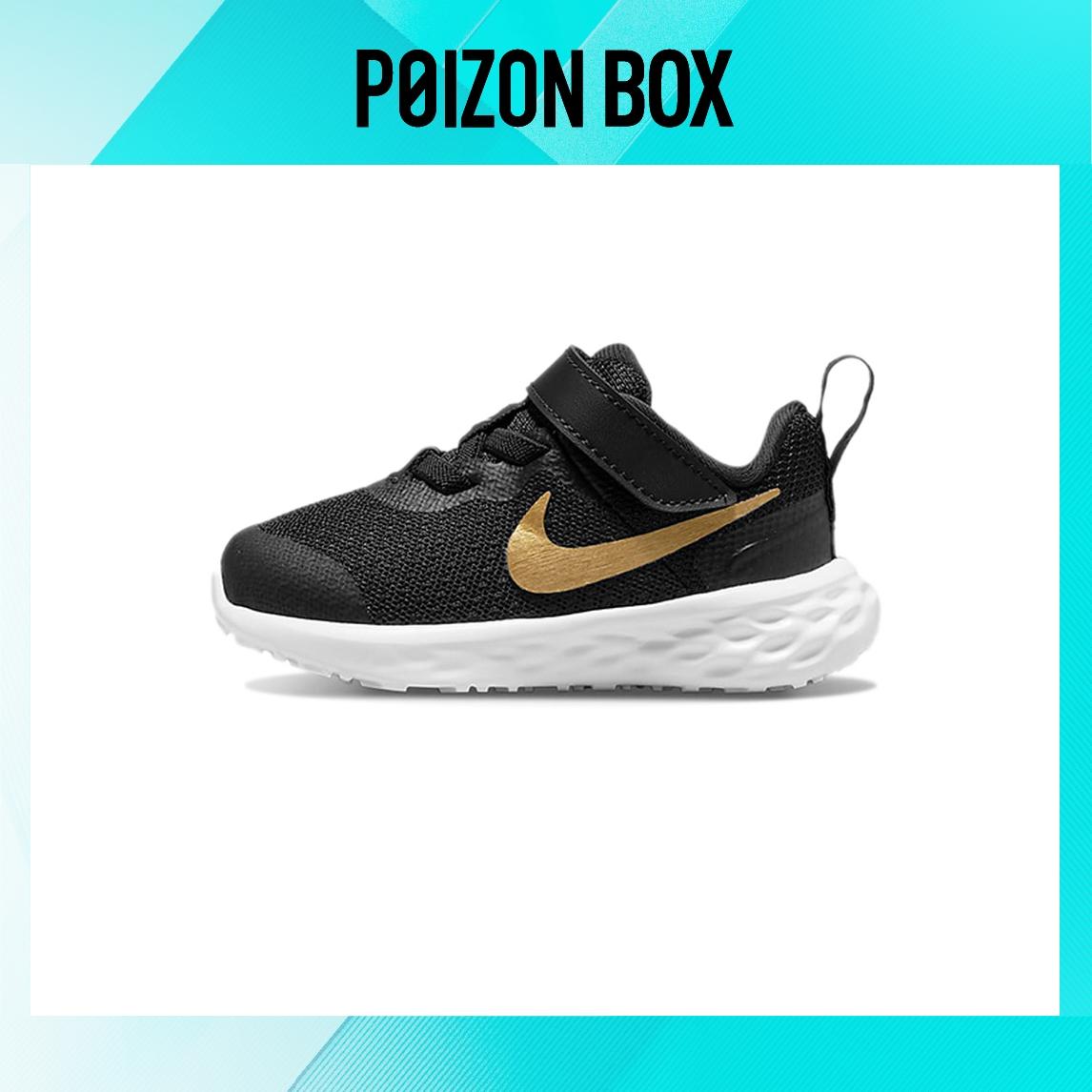 

кроссовки (TD) Nike Revolution 6 Low-Top Running Shoes Black/Gold DD1094-002