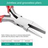 1Pc Round Concave Pliers Wire Bending Tools Steel Plier Wire Looping Pliers for DIY Jewelry Crafts Making Hobby Project