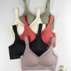 Seamless Wireless Women's Underwear with Removable Pads, European and American Sizes