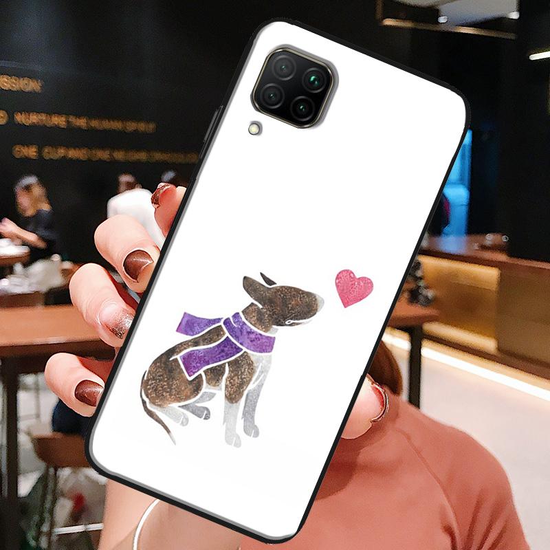

English Bull Terrier Dog For Huawei Honor X8a X7a X9a X8 50 70 90 Lite Magic5 Pro P20 P30 P40 P50 P60 Nova 9 5T Case P Smart Z