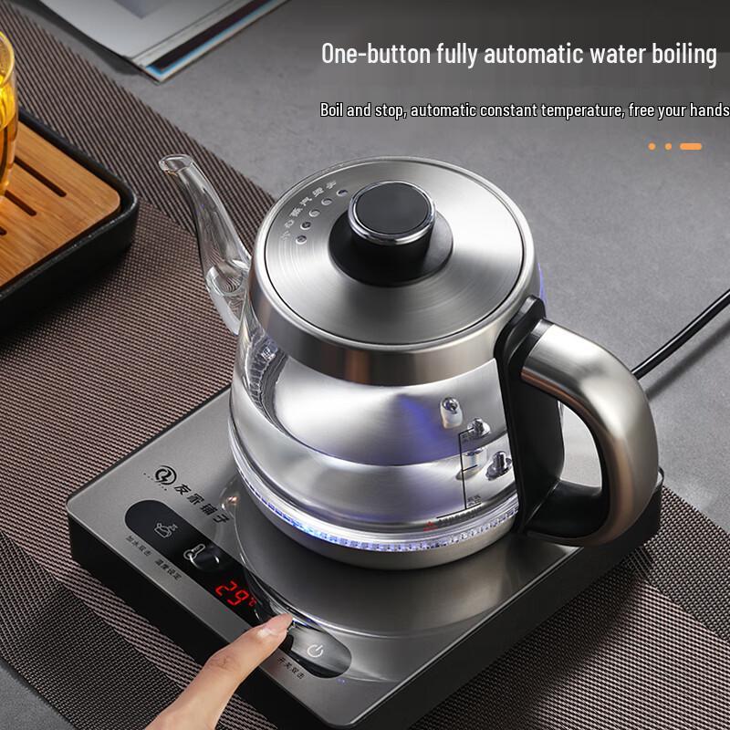 Biooner Automatic Water-Filling Glass Electric Kettle CN Plug (adapter Included)