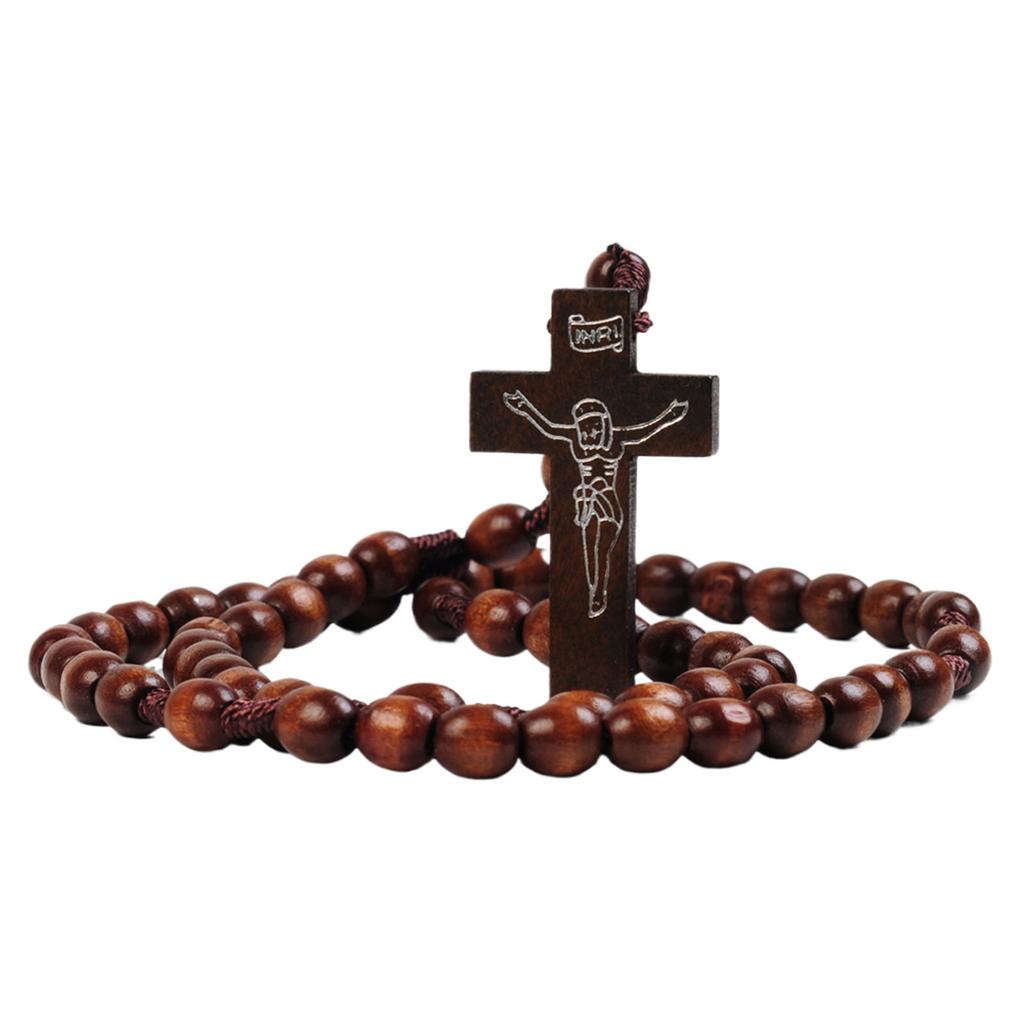 Handcraft Sturdy Wood Rosary Beads Craf from Natural Wood for Daily Prayer and Meditation With Elegant Designs
