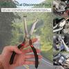 Electrical Disconnect Pliers, Spark Plug Disassembly Pliers for Remove Locking Push Tab Style Electrical Connectors Air Flow Sensors Fuel Injectors