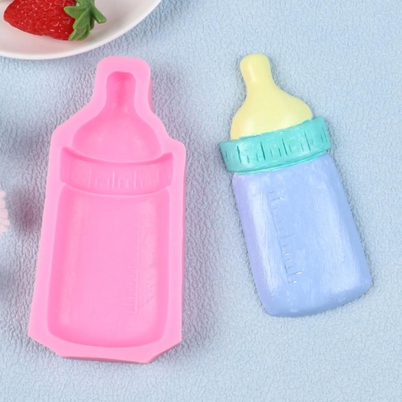 Babyflaschenförmige Silikonform Mehrzweck Backseife Bastelwerkzeug Backzubehör Für DIY-Projekte