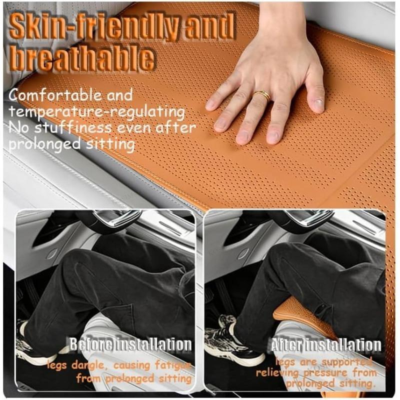 Leg Rest Padding Extension Car Seat Cushion with Leg Support Seat Protection Cover Relieve Fatigue Auto Accessories